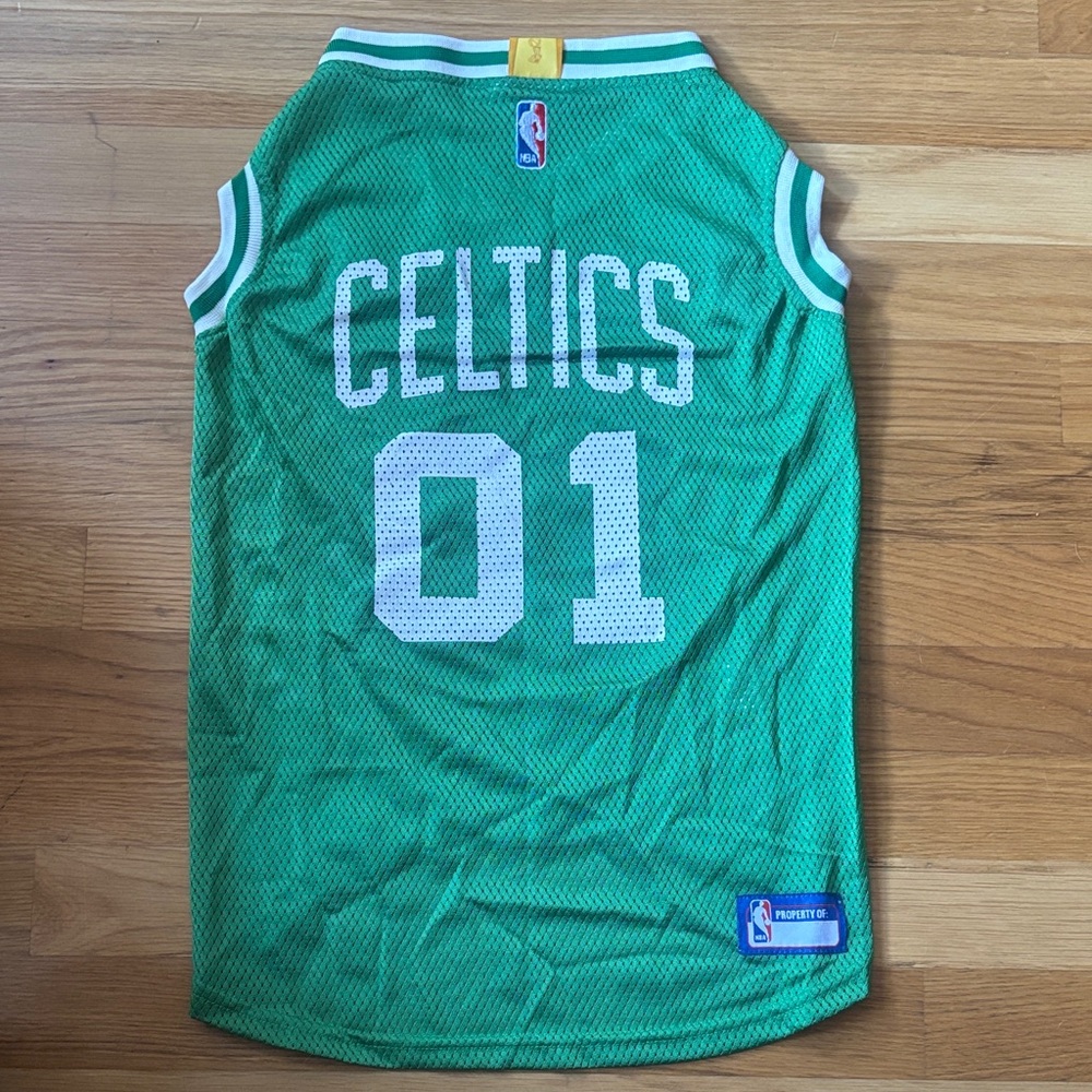 Green Celtics Dog Jersey
